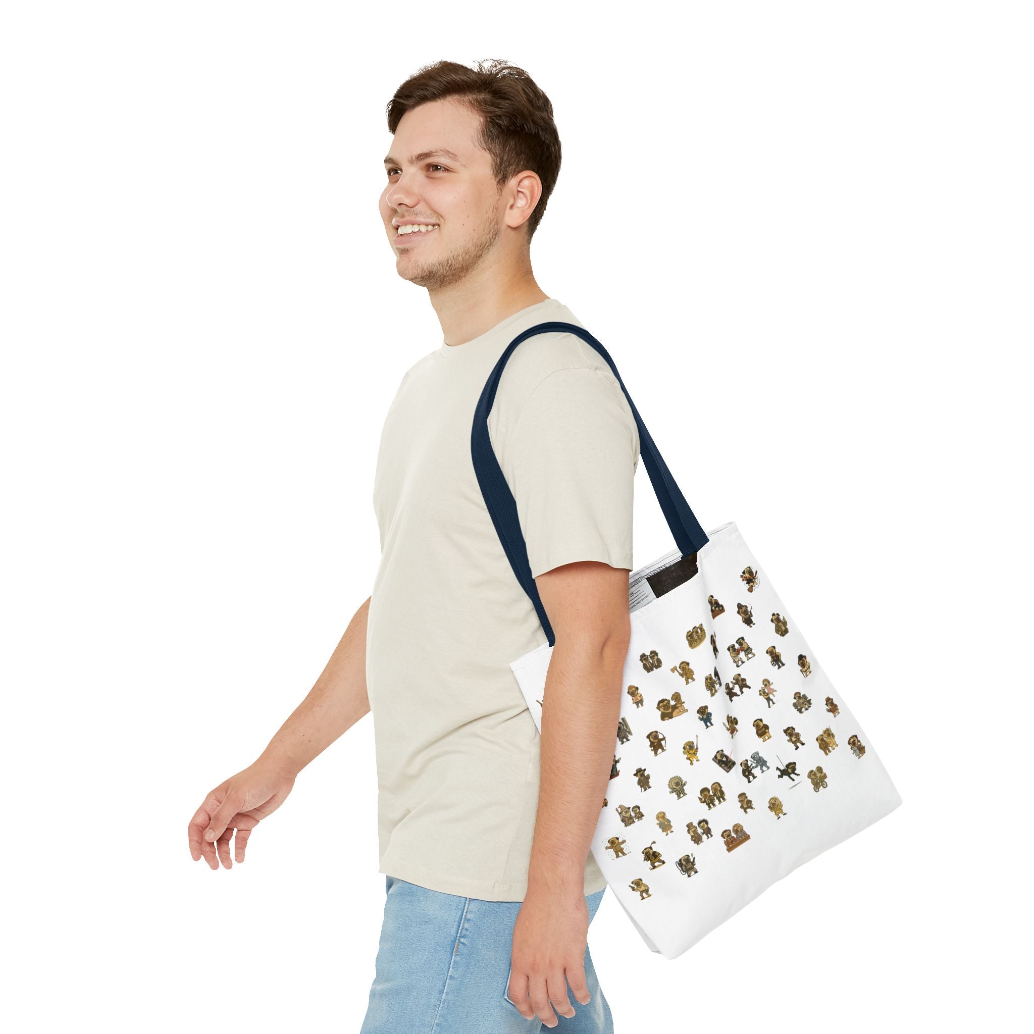 Movie Pugs Tote Bag – Hilarious Bag for Dog Lovers and Cinema Fans